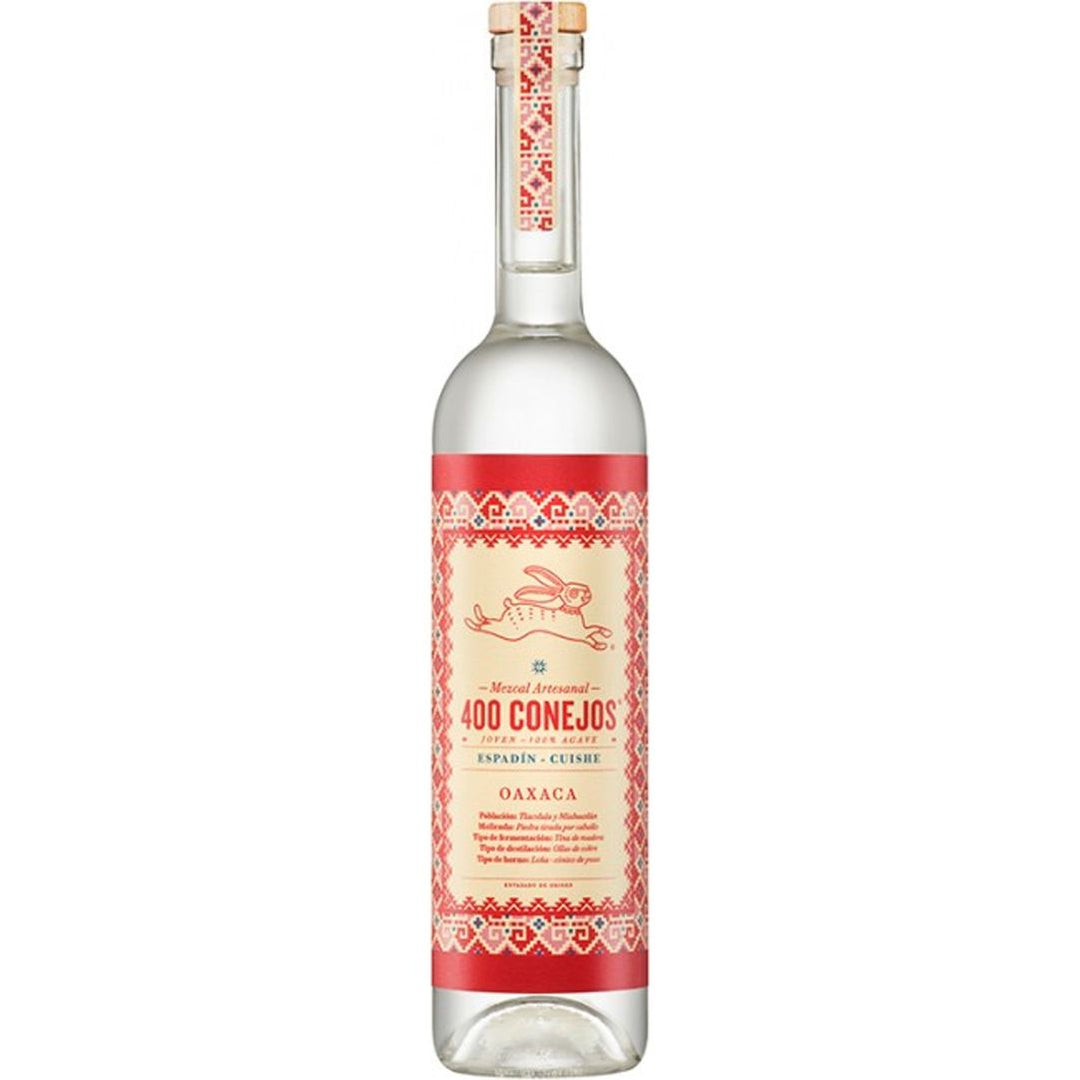 400 Conejos Cuishe Oaxaca Espadín Mezcal Artesanal Joven 100% Agave