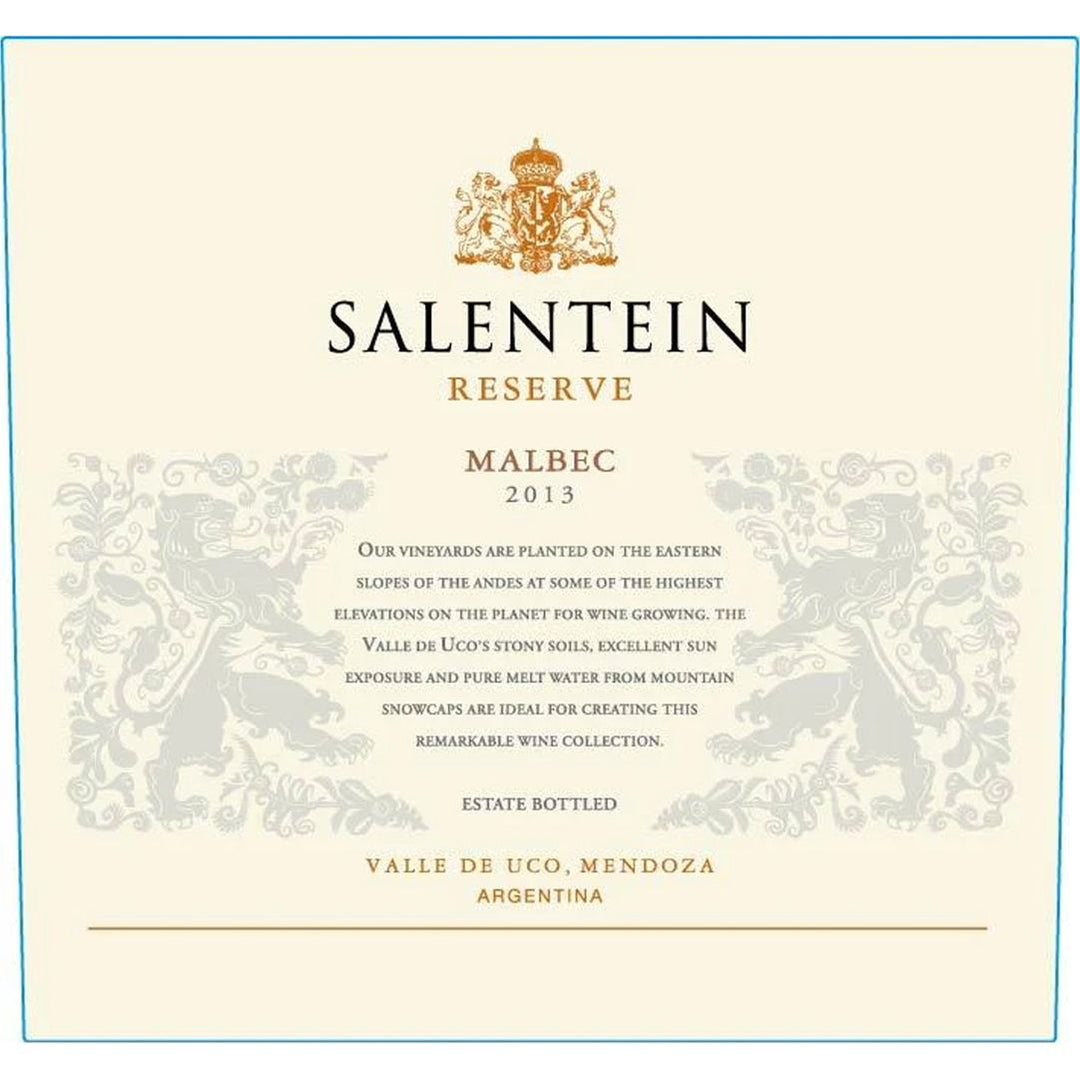 Salentein Valle De Uco Reserve Malbec 750ml