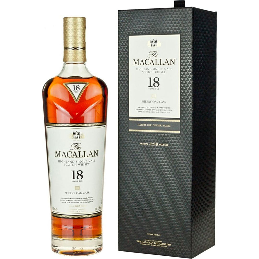 The Macallan 18 Year Old Sherry Oak Scotch Whisky