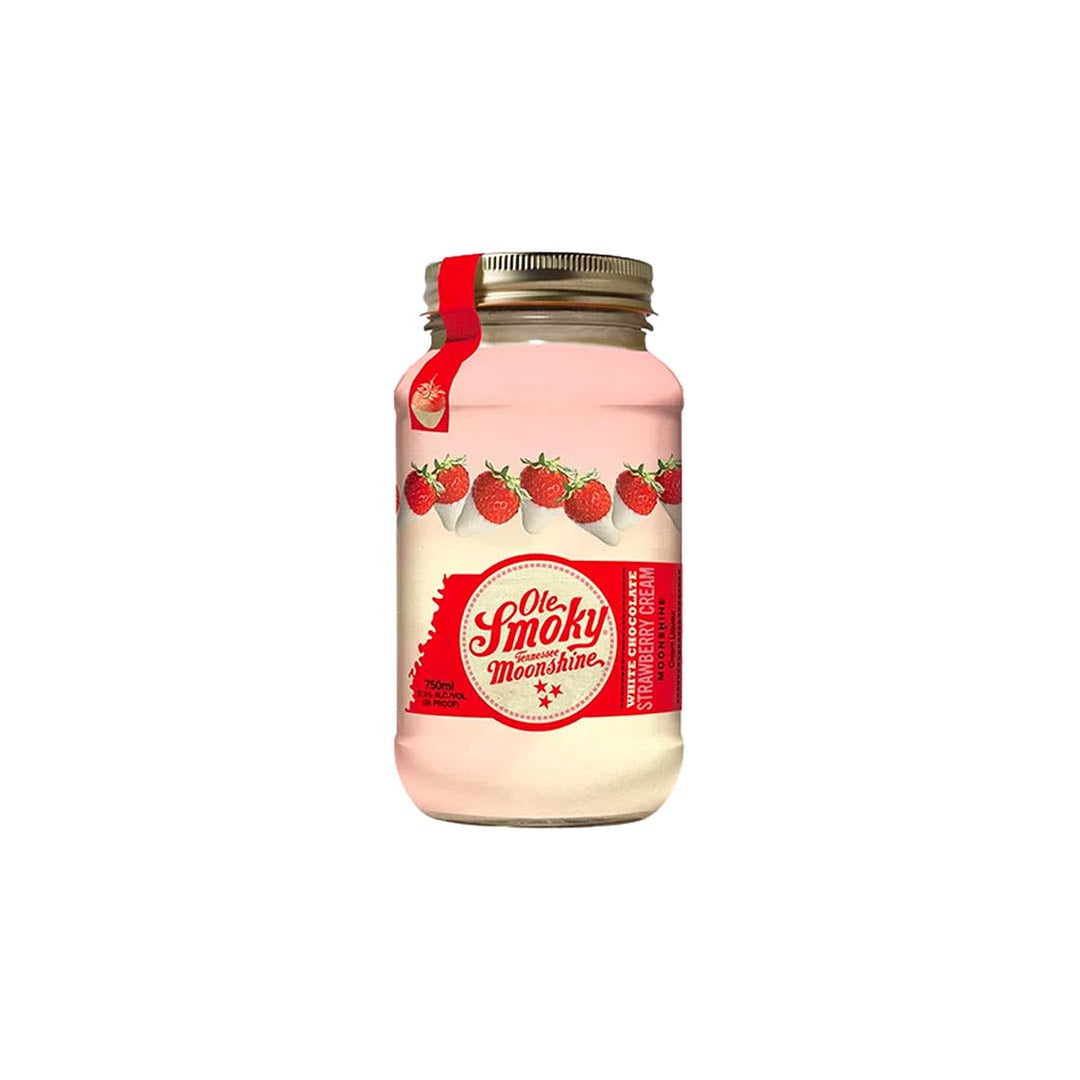 Ole Smoky White Chocolate Strawberry Cream Moonshine