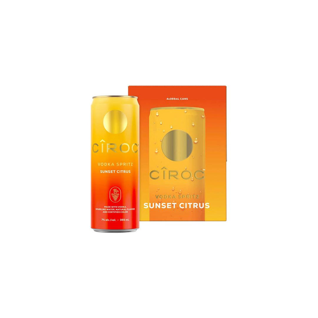 Ciroc Vodka Sunset Citrus 4pk Can